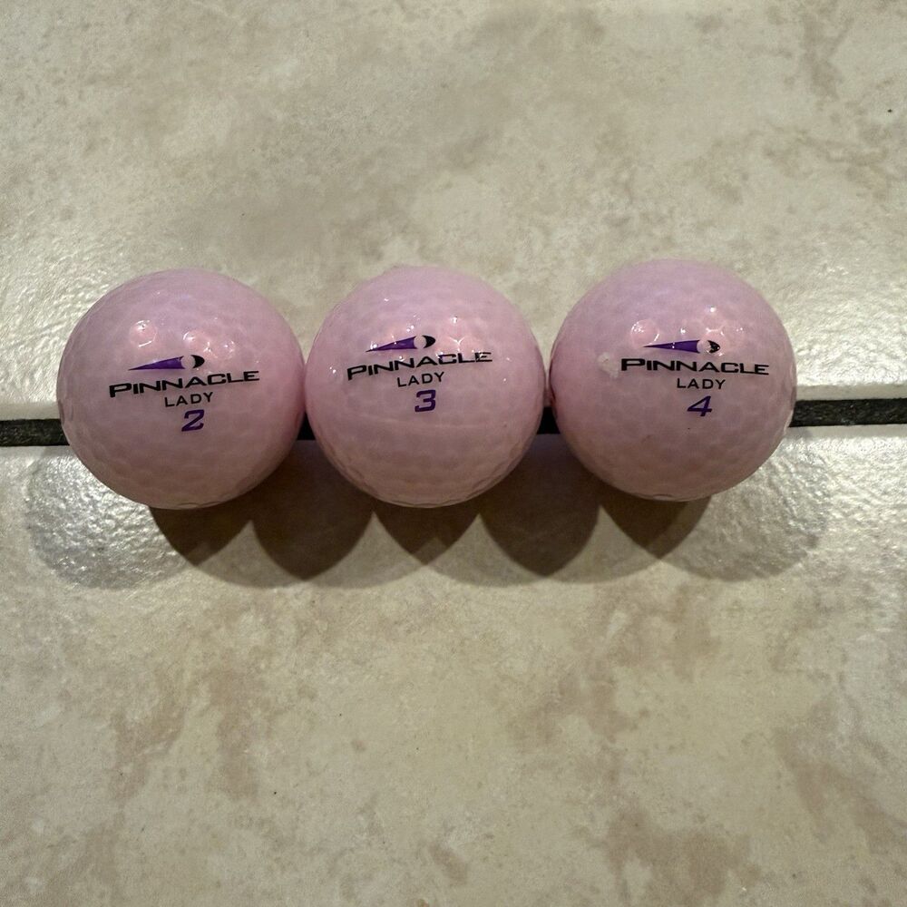 Pinnacle Lady Pink Breast Awareness Ribbon Golf Ball